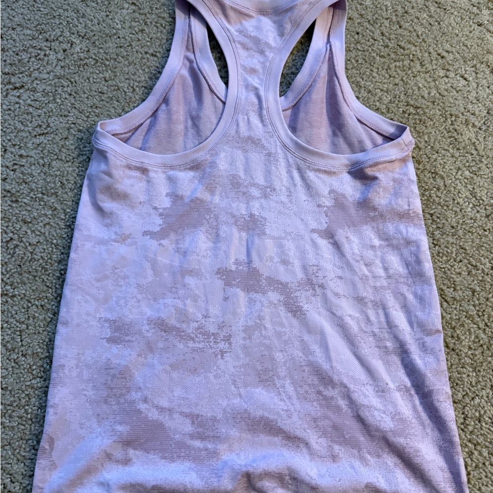 Athleta Light Pink Racerback Tank Top - Picture 2 of 4